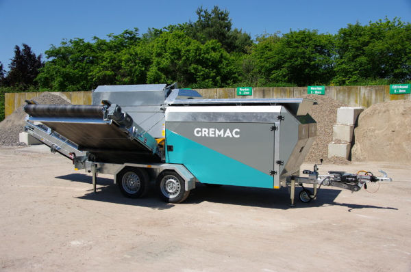 GREMAC e1 Trommelsieb bei Huber Recyclingtechnik GmbH