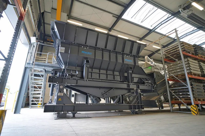 SPALECK TestCenter mit ActiveFEED Aufgabebunker